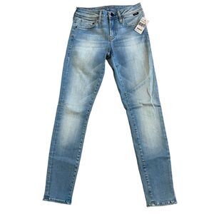 Mavi Gold Jeans Womens Alexa‎ Ankle Medium Wash Womens 27 NWT (Read)